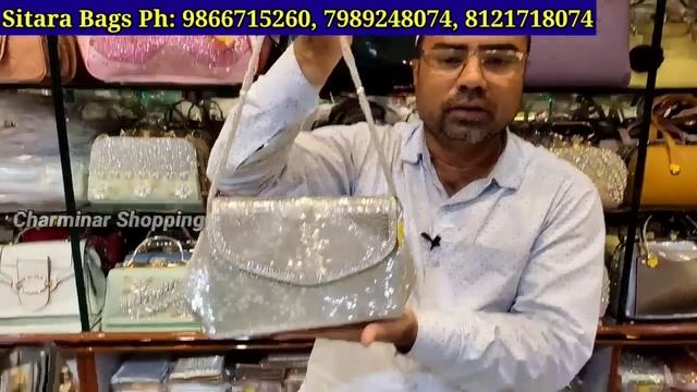 Hyderabad Imported Hand Bags Purses Clutches Sling Bags Charminar Shopping Market смотреть онлайн