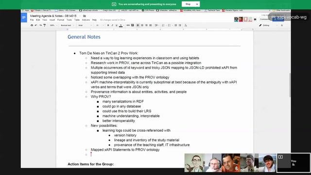 xAPI Vocabulary Working Group Meeting - 14 August 2015 смотреть онлайн