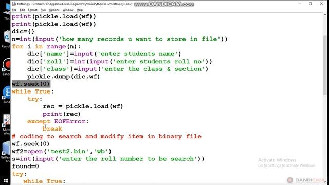 Binary File operations using List and Dictionary Data смотреть онлайн