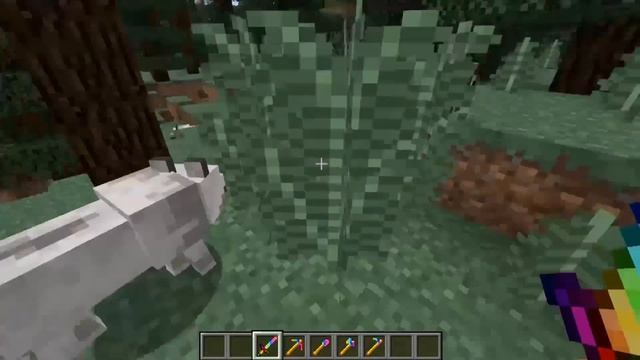 Make a RAINBOW DIAMOND SWORD in Minecraft! смотреть онлайн