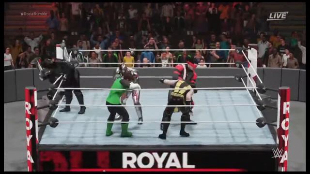 WWE 2K19 Royal rumble match NetherRealm characters Mortal Kombat, Injustice, and Guest fighters смотреть онлайн