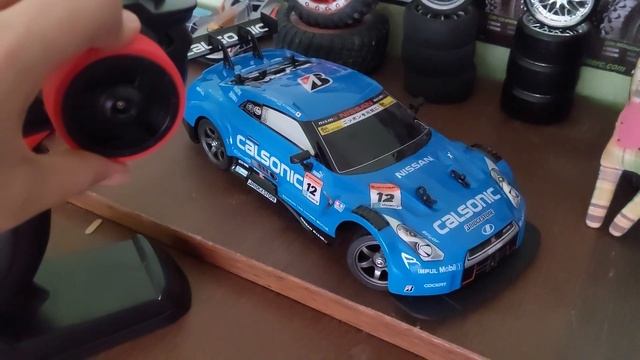 RC Drift Bawah RM100. Transjoy Super GT 1/16 Nissan Skyline GTR R35 Calsonic