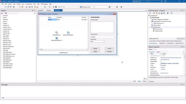TMS Miletus: Database access without Web service backend смотреть онлайн