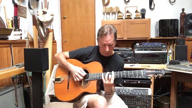 Miles Davis "Moon Dreams" theme, arrangement for solo guitar by Tom Wasinger смотреть онлайн