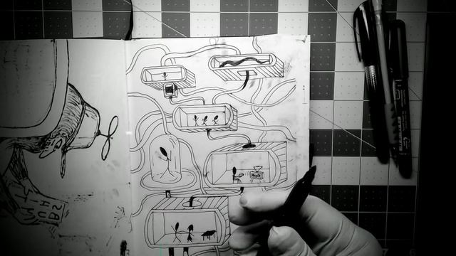 Drawing in My Sketchbook and Listening to JFK смотреть онлайн