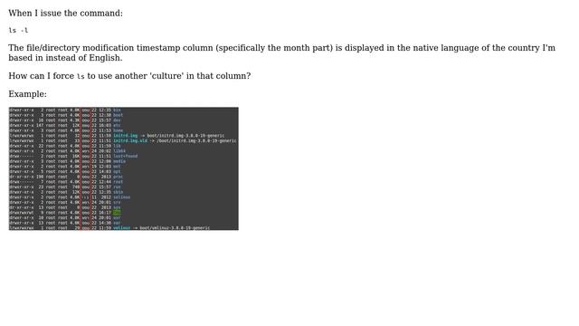 Unix & Linux: 'ls -l' file timestamp format (2 Solutions!!) смотреть онлайн