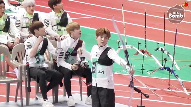 [ENG SUB] [BANGTAN BOMB] BTS' Archery Episode @ 2016 ISAC