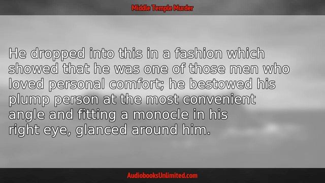 The Middle Temple Murder Audiobook Chapter 3 with subtitles смотреть онлайн