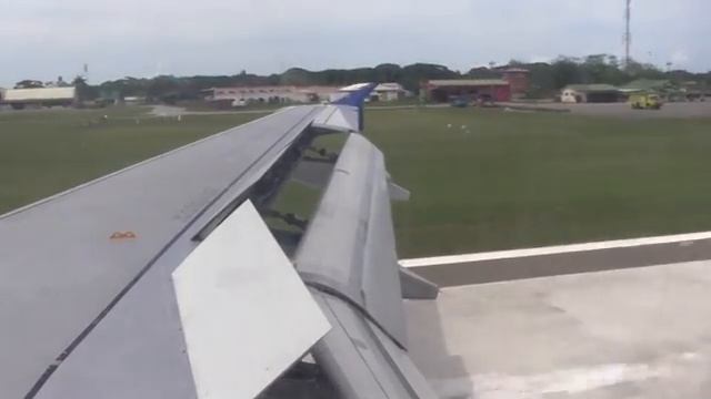 Solomon Airlines A320 Landing In Honiara, Solomon Islands
