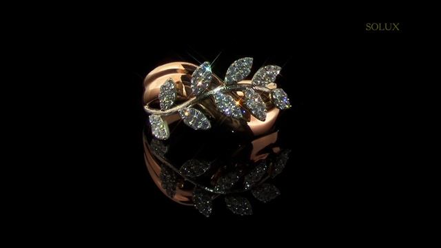 Золотое кольцо с бриллиантами смотреть онлайн