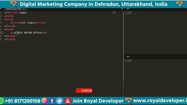 How to create Tel Code on html and php website смотреть онлайн