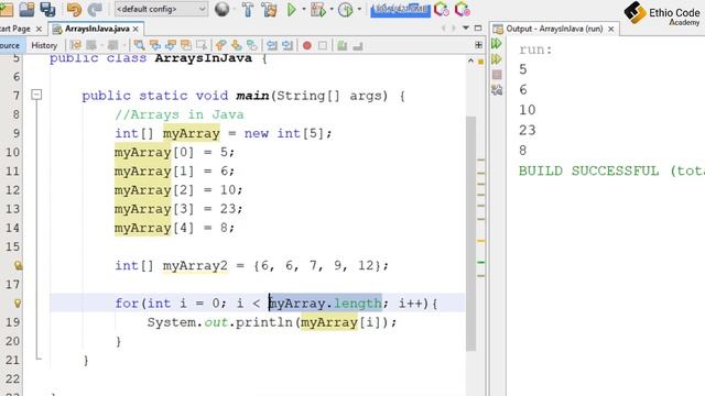 Java for Beginners 09 - Arrays in Java PART 1 | በአማርኛ смотреть онлайн