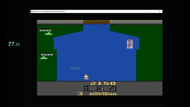 River Raid 5000pts Speed Run Atari 2600 смотреть онлайн
