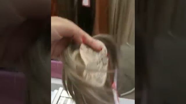 Челка из натуральных волос с макушкой смотреть онлайн