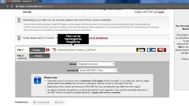 PDF to Excel Conversion Online for Free смотреть онлайн
