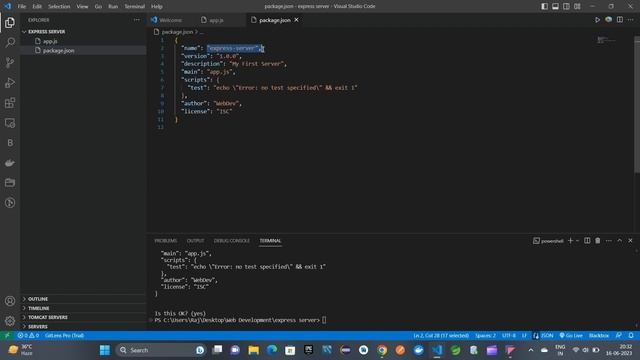 Create server using Express and Node | смотреть онлайн