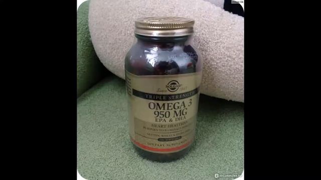 Solgar, Omega-3, EPA & DHA, Triple Strength, 950 Mg, 100 Softgels