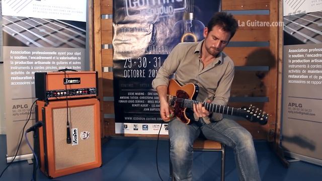 Salon des luthiers Issoudun 2015 - Bench Guitar par Brice Delage смотреть онлайн