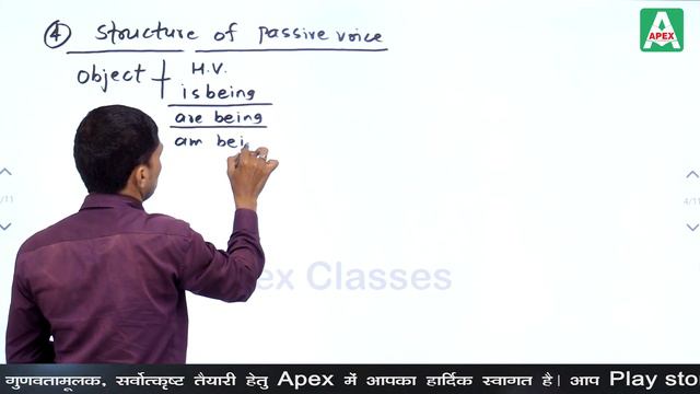 (2) Present Continuous Tense Grammar (Passive Voice) | Spoken English Classes for Beginners смотреть онлайн