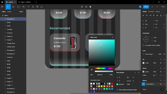 TUTORIAL DESAIN FIGMA | How to make Drink Shop App UI design смотреть онлайн