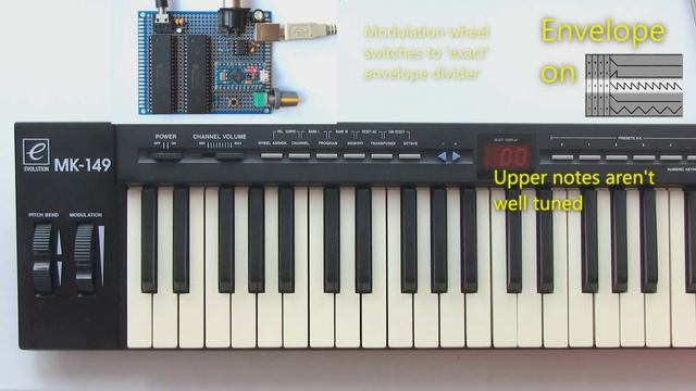 Dual AY-3-8910 MIDI synthesizer with envelope modes, part 4 смотреть онлайн
