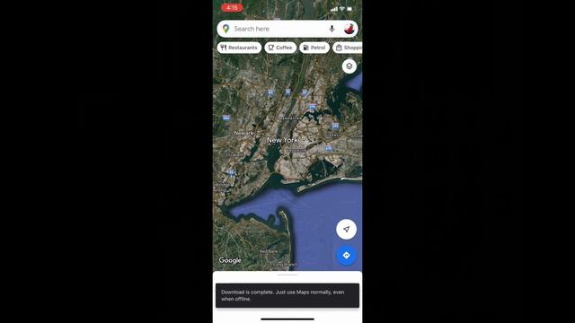 How To Download Offline Maps On Google Maps IPhone?