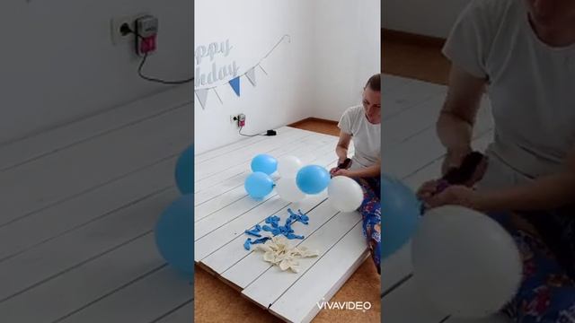 Гирлянда из шаров за 15 минут. смотреть онлайн