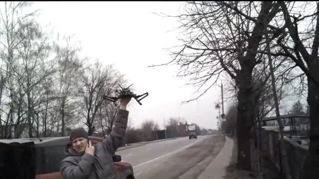 Проба связки для HD FPV в поле. Линк на 2200 метров. смотреть онлайн