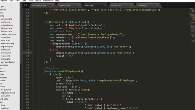 CodeIgniter and Jquery Ajax - Crud select insert update delete retrieve смотреть онлайн