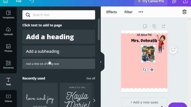 Canva All About Me Howto смотреть онлайн