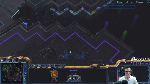 Oracle into Immortal Sentry Pressure PvZ | StarCraft II смотреть онлайн