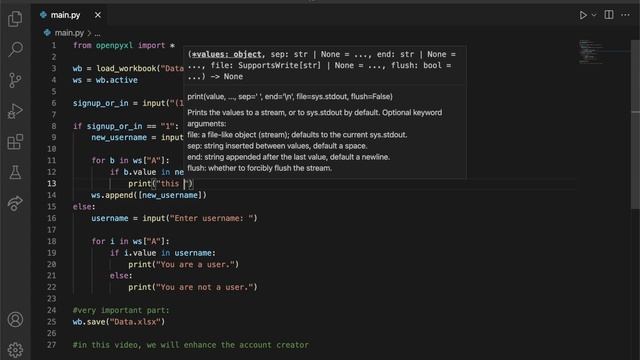 How to make an automated account creator in python using openpyxl | P2 | Not so Pro Python Tutorial смотреть онлайн