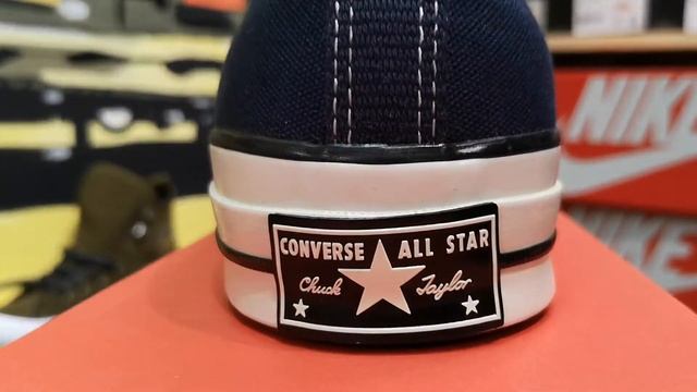 Кеды Converse Chuck 70 OX синие низкие 164950C