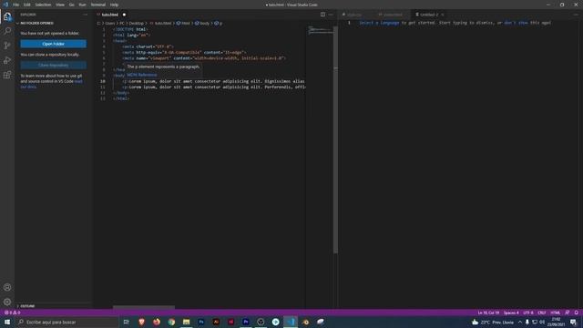 SALTO DE LÍNEA en VISUAL STUDIO CODE ? - SOLUCIÓN LÍNEAS CORTADAS смотреть онлайн