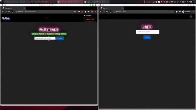 Flask socket-io Example смотреть онлайн