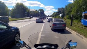 YAMAHA FJR 1300 Видео о том как не нужно ездить