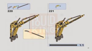 Mould King instructions | Mould King Construction | 17032 | RC Yellow Mechanical Excavator