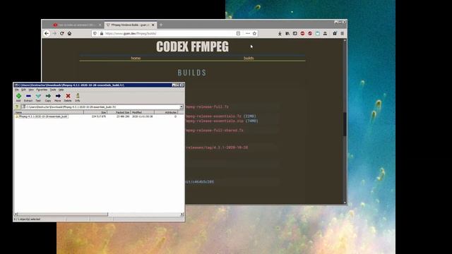FFmpeg Install Procedure (Update 10.Nov.2020) смотреть онлайн
