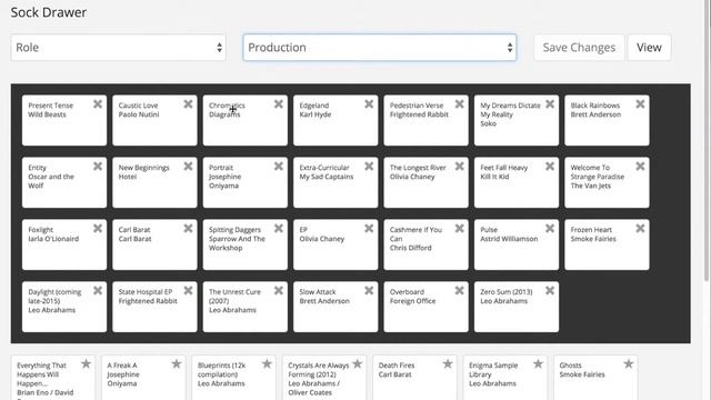 "Sock Drawer" - a discography manager for WordPress (AngularJS) смотреть онлайн
