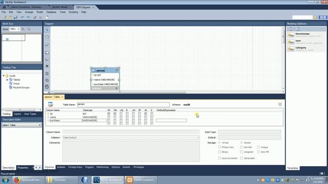 7 Creating Database & Table through MySQL Workbench смотреть онлайн