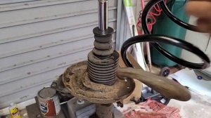 Renault Megane 2010 MK3 Front (left) coil spring replacement