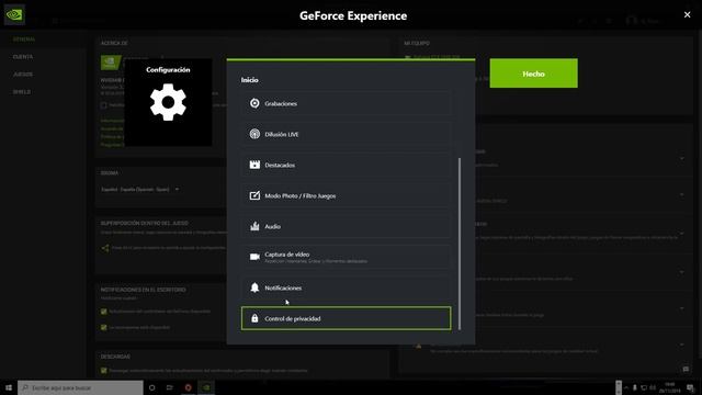 Grabar escritorio Nvidia Geforce experience II смотреть онлайн