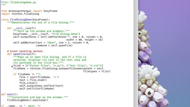 Python08 - File Dialog Demo смотреть онлайн