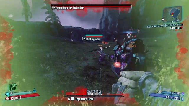 Borderlands 2 Bloodsplosion Krieg vs Voracidous L80 1min 4secs смотреть онлайн