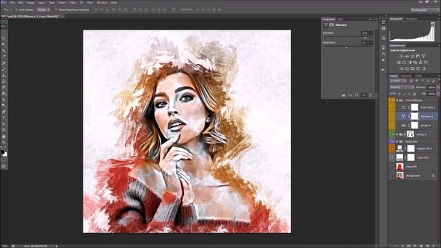 Drawing Paint Photoshop Action Tutorial смотреть онлайн