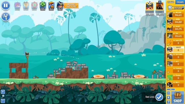 Angry Birds Friends Tournament 342-A ALL LEVELS NO POWER UP Walkthrough смотреть онлайн