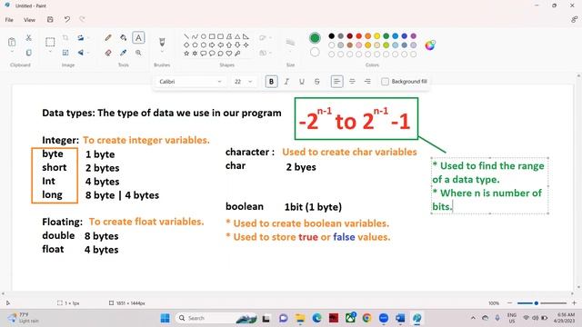 6 - Data types in java - java full stack by lokesh jammugani 2023 april смотреть онлайн