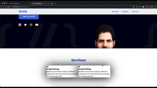 Build a portfolio website using HTML & CSS - بناء موقع كامل смотреть онлайн