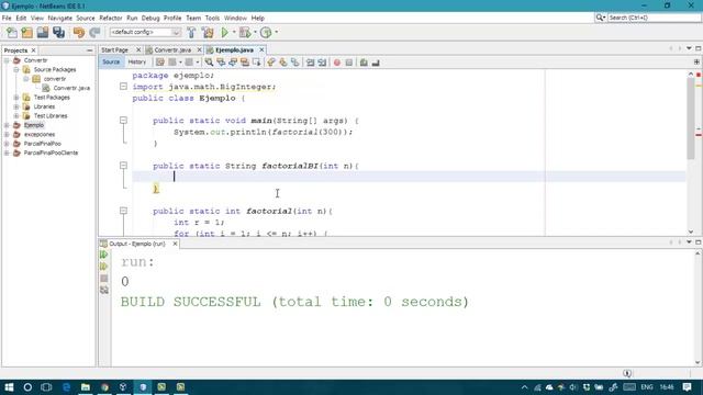 Factorial de números grandes (Java) (BigInteger) смотреть онлайн