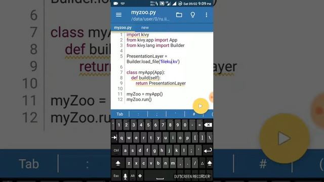 002. Python Kivy dengan file .kv (import kivy.lang) смотреть онлайн